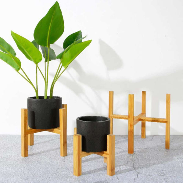 Bamboo Raised Plant Stand - TumTum