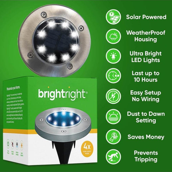 BrightRight ™ - H9P Solar Garden Lights - TumTum