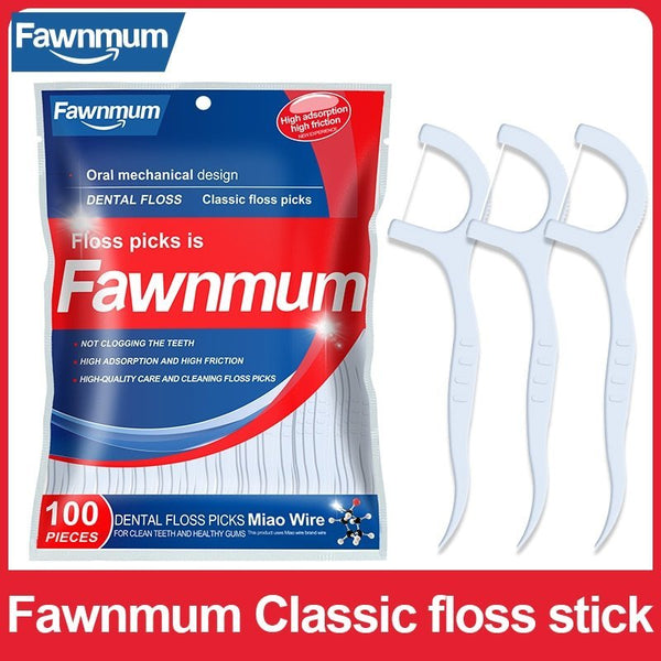 DenTek Fawnmum® - Dental Floss Flosser Picks Toothpicks Teeth Stick - TumTum