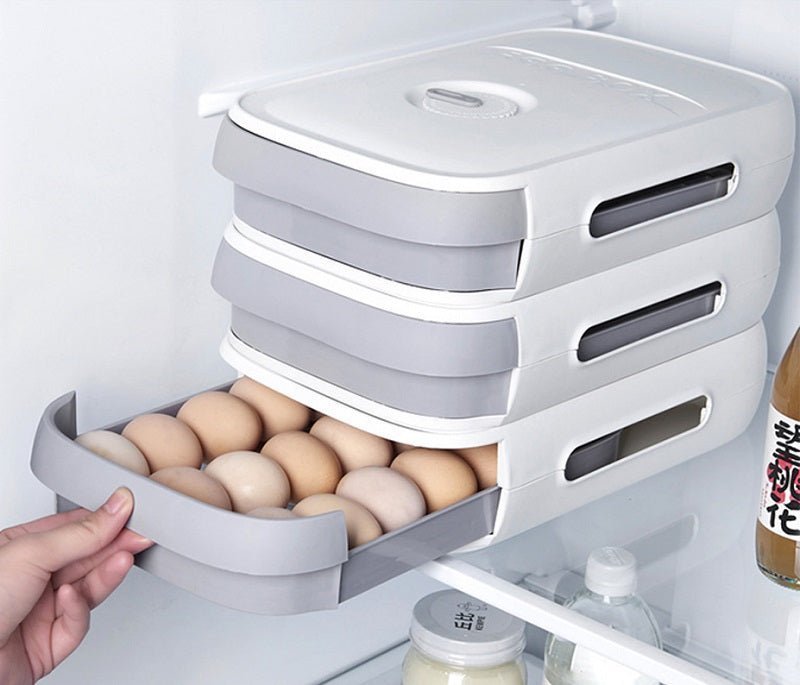 EggRacker ™ - Large Capacity Egg Drawer For Fresh Eggs - TumTum