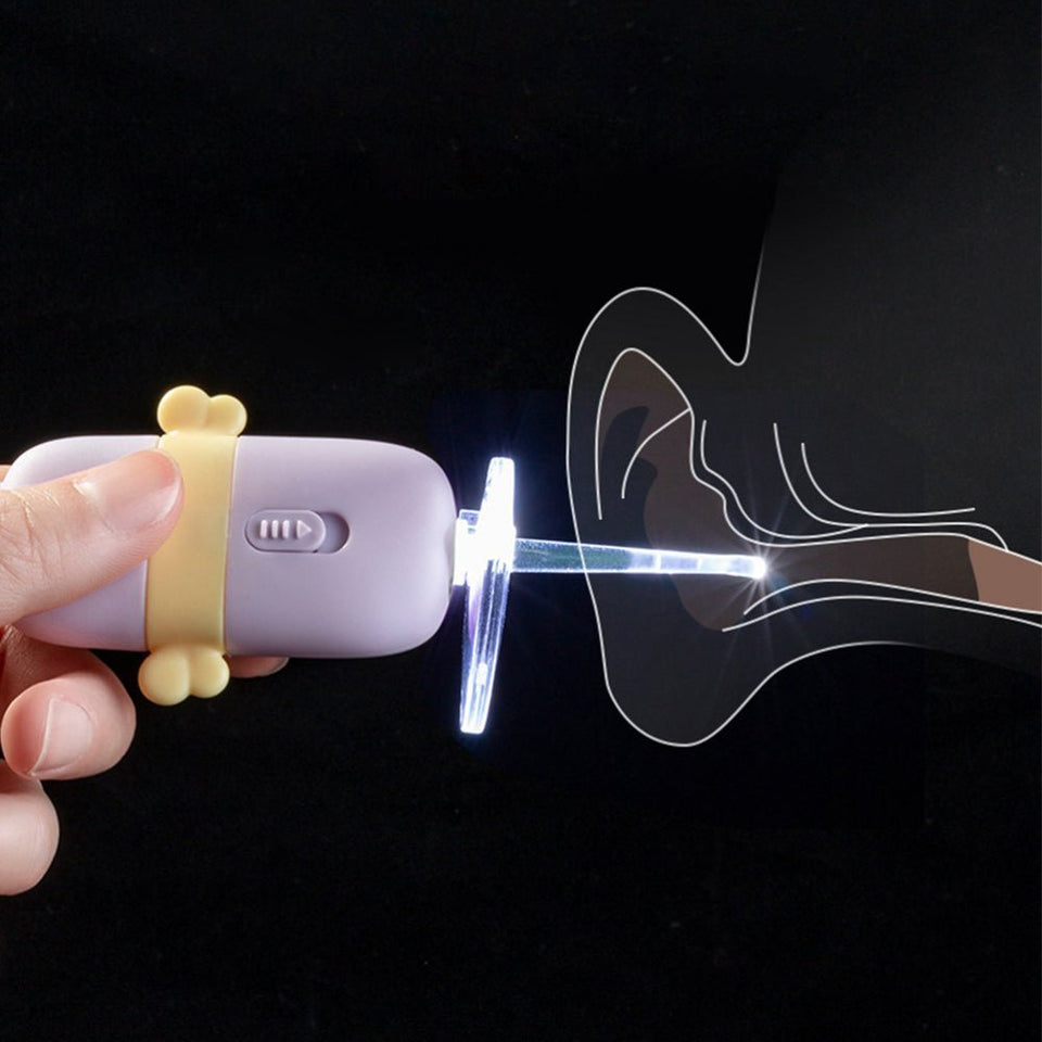 HD LED Magnifier Baby Ear Cleaner Spoon Tweezers - TumTum