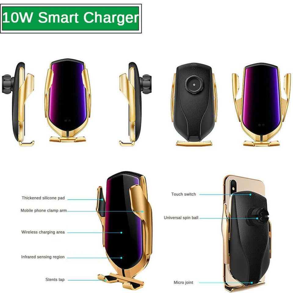 Simplyfast™ - Induction Holder Car Wireless Charging Holder - TumTum